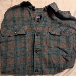 Patagonia Fjord Flannel Dark Gray